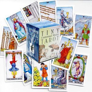 TINY UNIVERSAL WAITE TAROT CARDS Deck Divination Fortune Telling New Authen